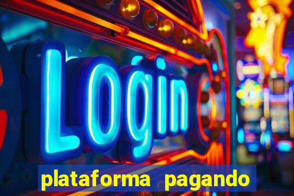 plataforma pagando bonus no cadastro